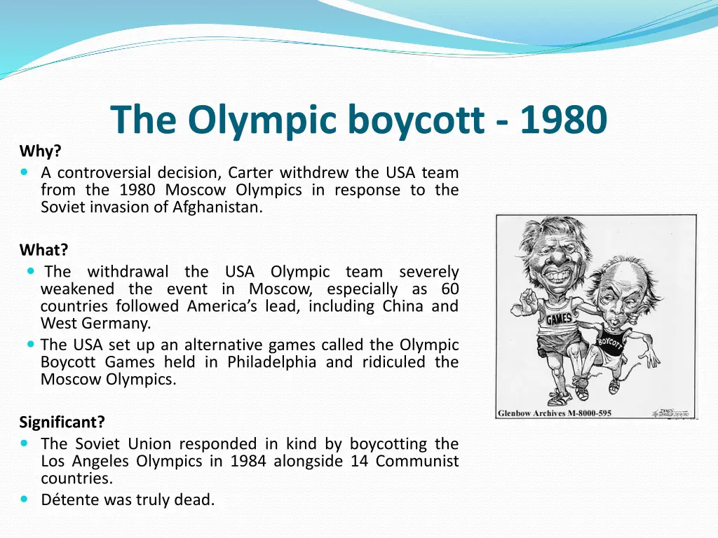 the olympic boycott 1980