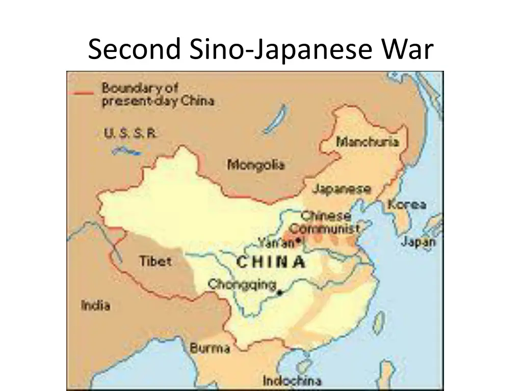 second sino japanese war