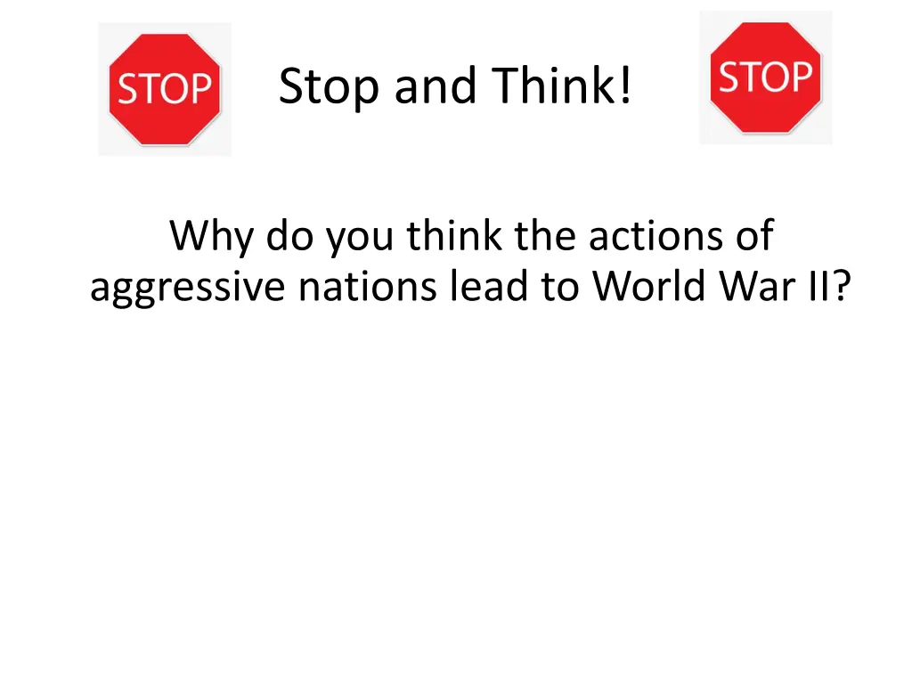 stop and think 2