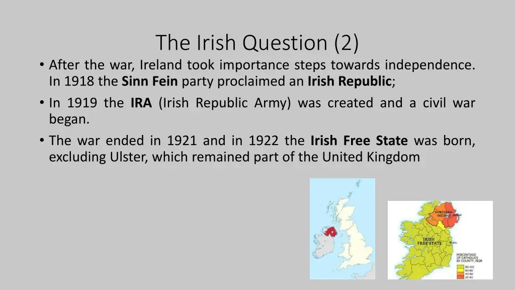 the irish question 2