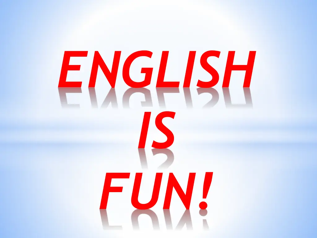 english is fun