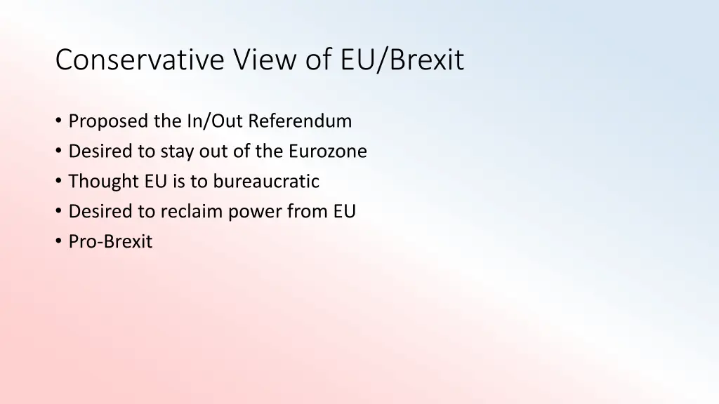 conservative view of eu brexit