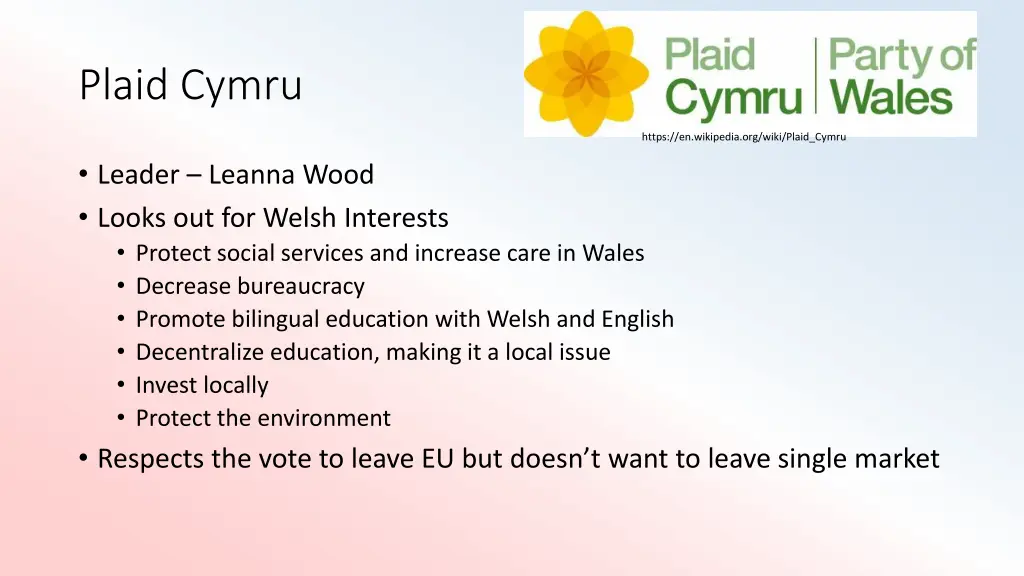 plaid cymru