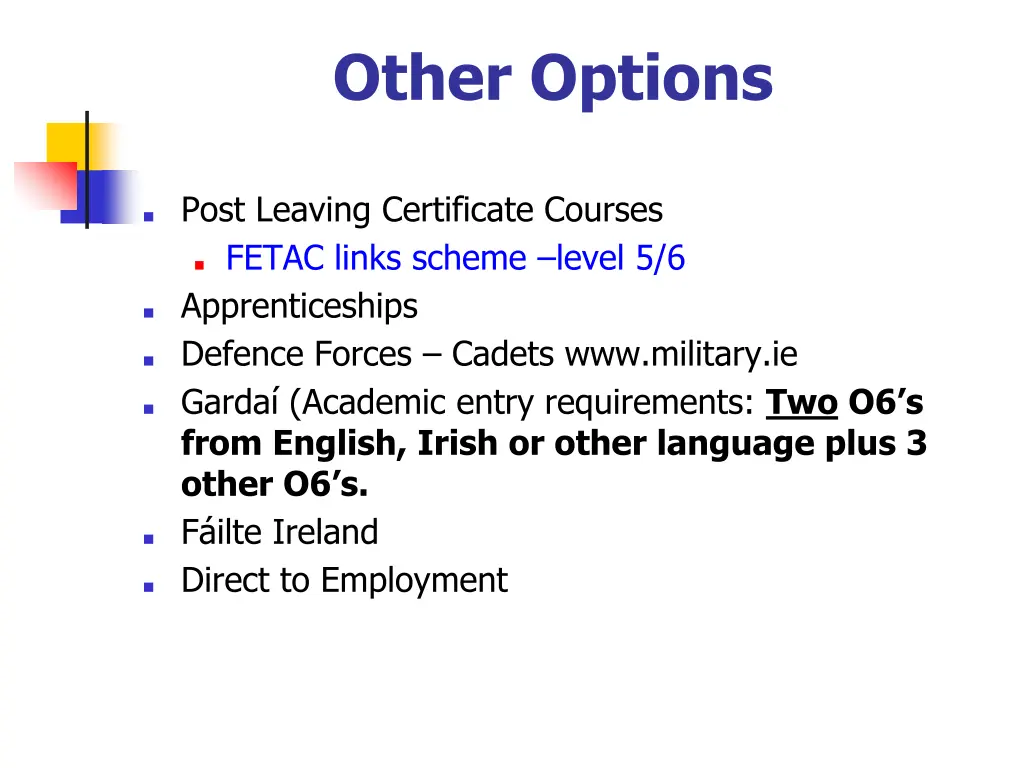 other options