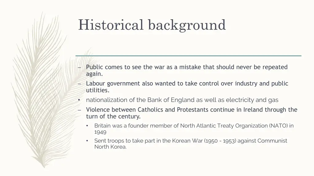 historical background 1