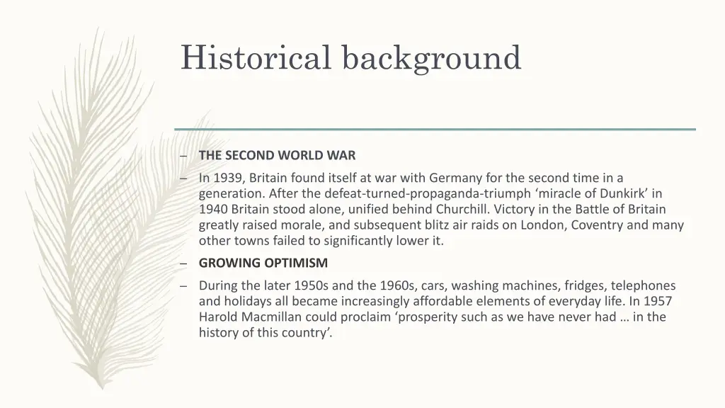 historical background 7