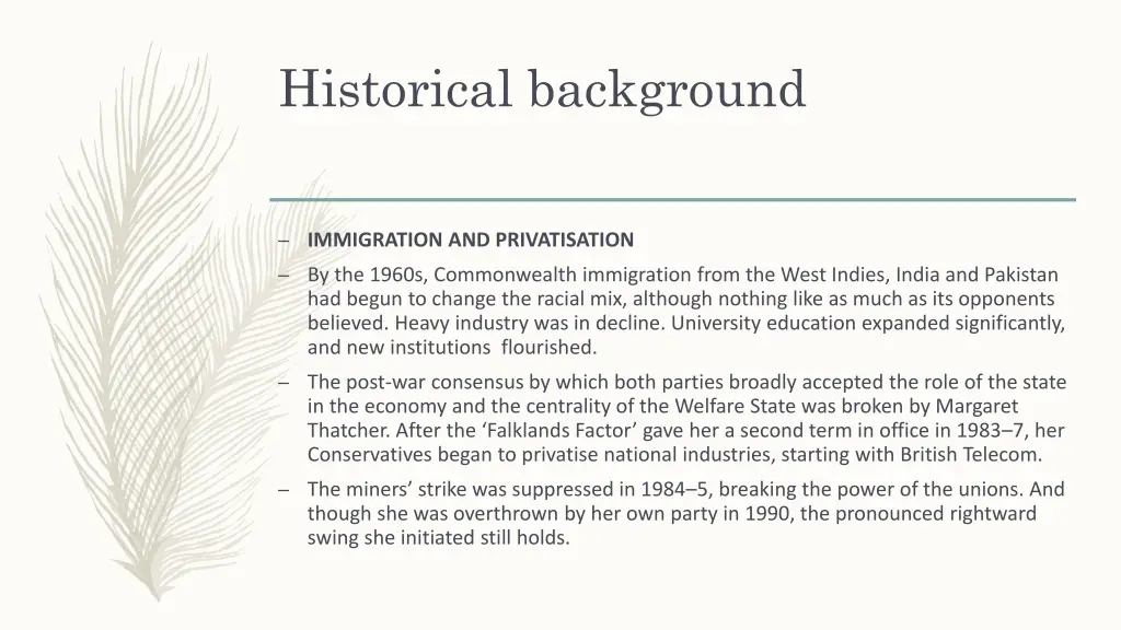 historical background 8