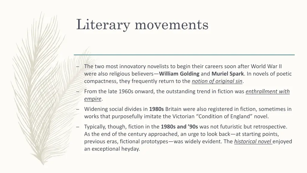 literary movements 4