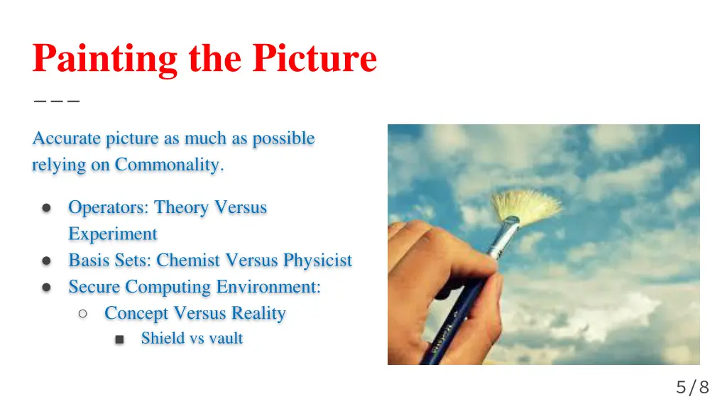 painting the picture