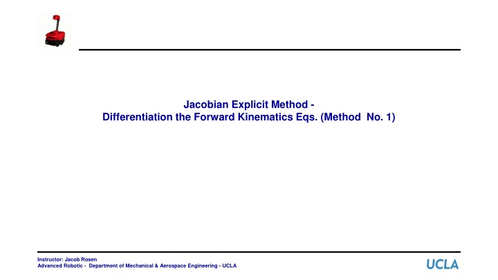 jacobian explicit method