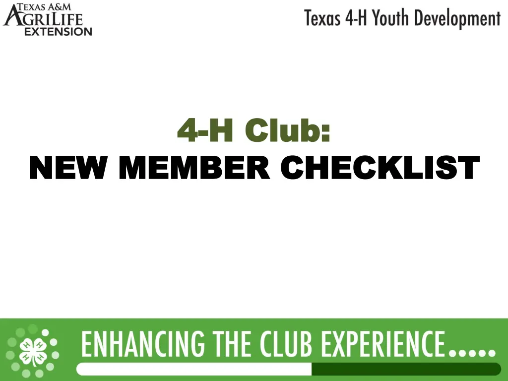 4 4 h club h club