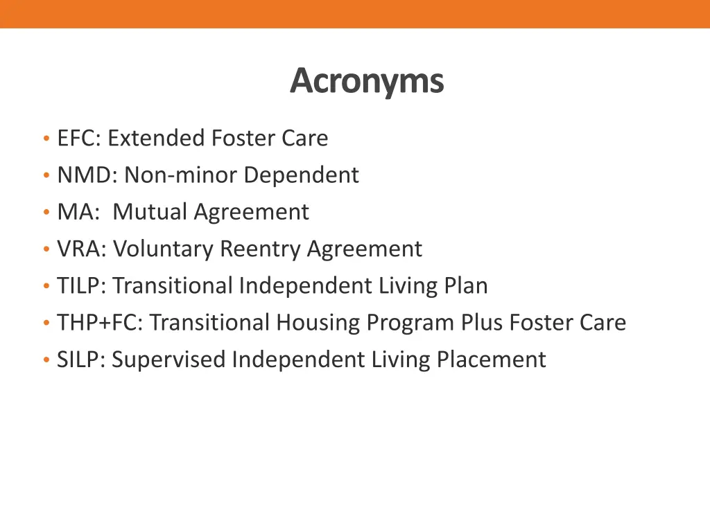acronyms