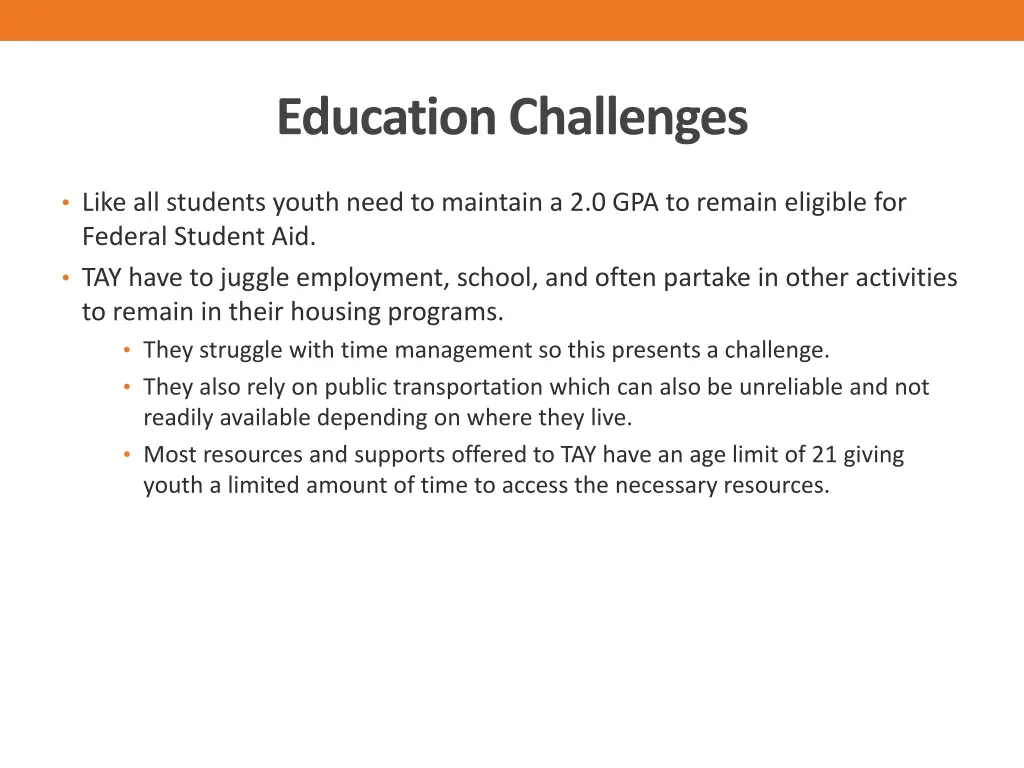 education challenges
