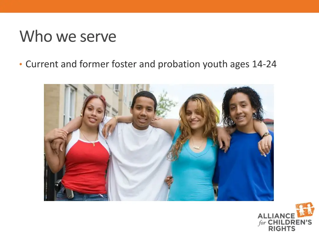 who we serve