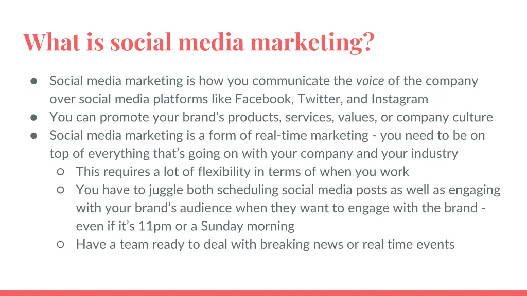 what is social media marketing