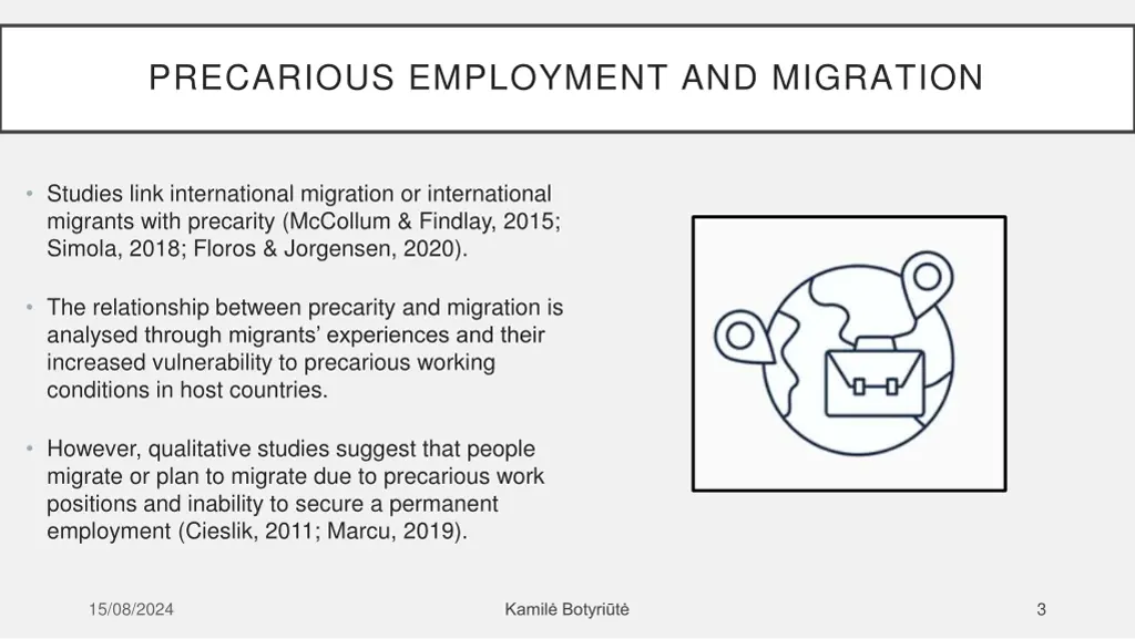 precarious employment and migration