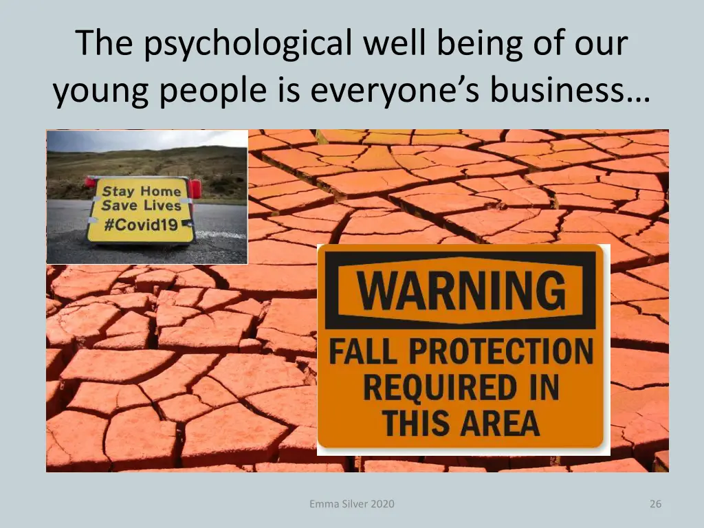 the psychological well being of our young people