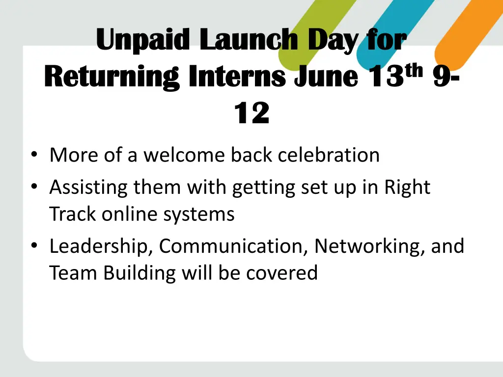 unpaid launch day for unpaid launch
