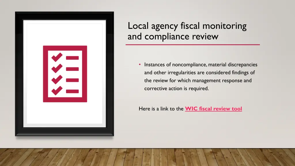 local agency fiscal monitoring and compliance 1