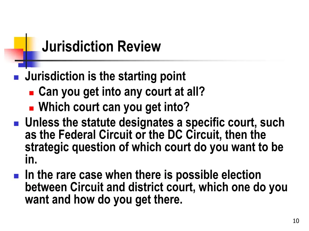 jurisdiction review