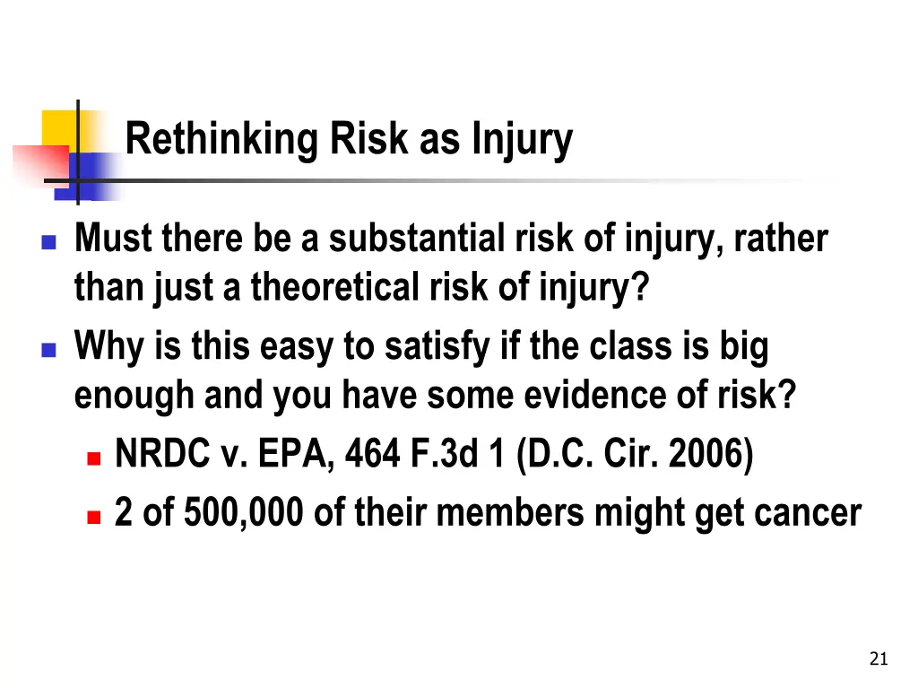 rethinking risk as injury
