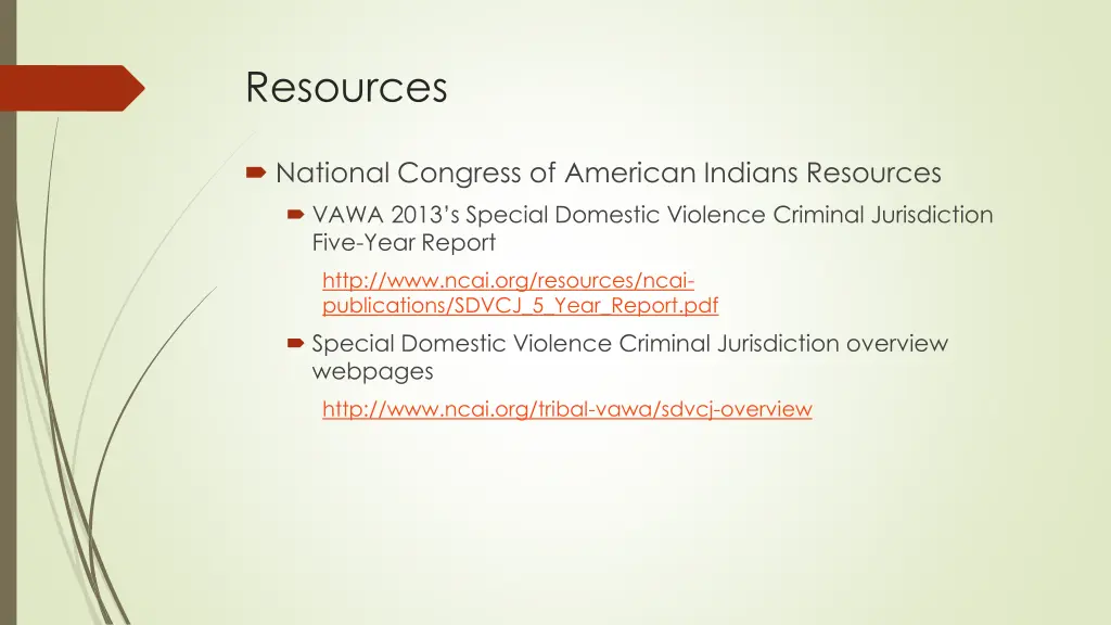 resources