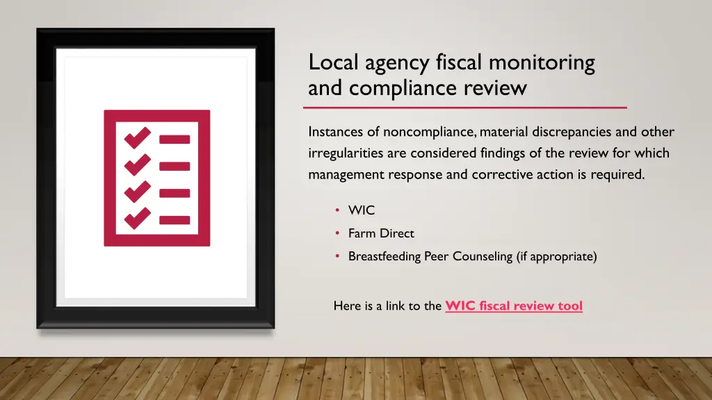 local agency fiscal monitoring and compliance 1