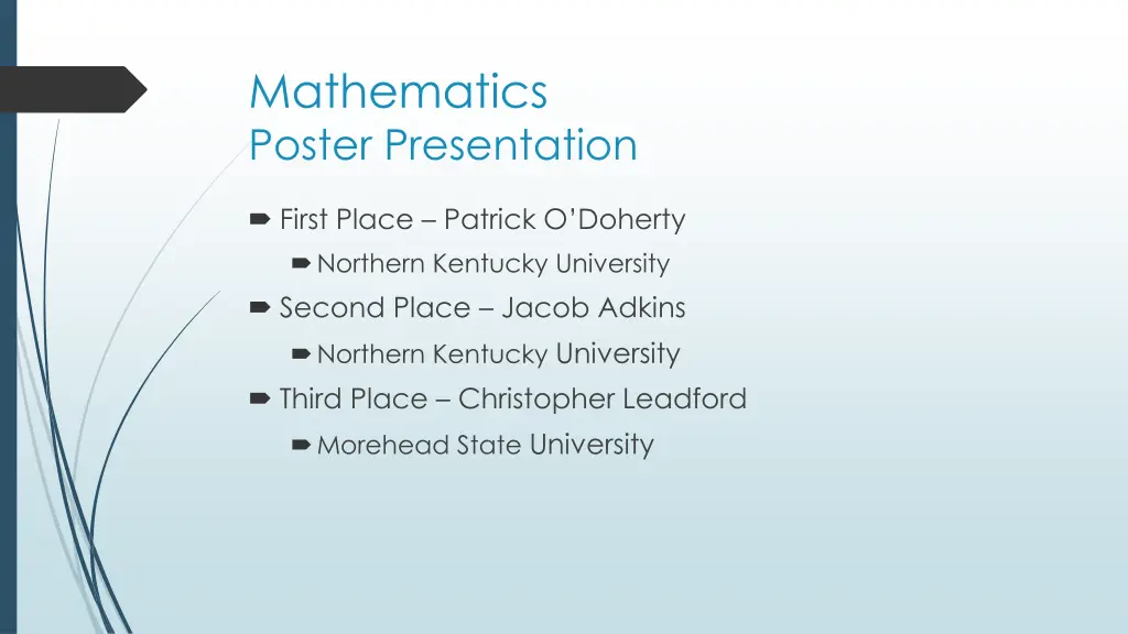 mathematics poster presentation