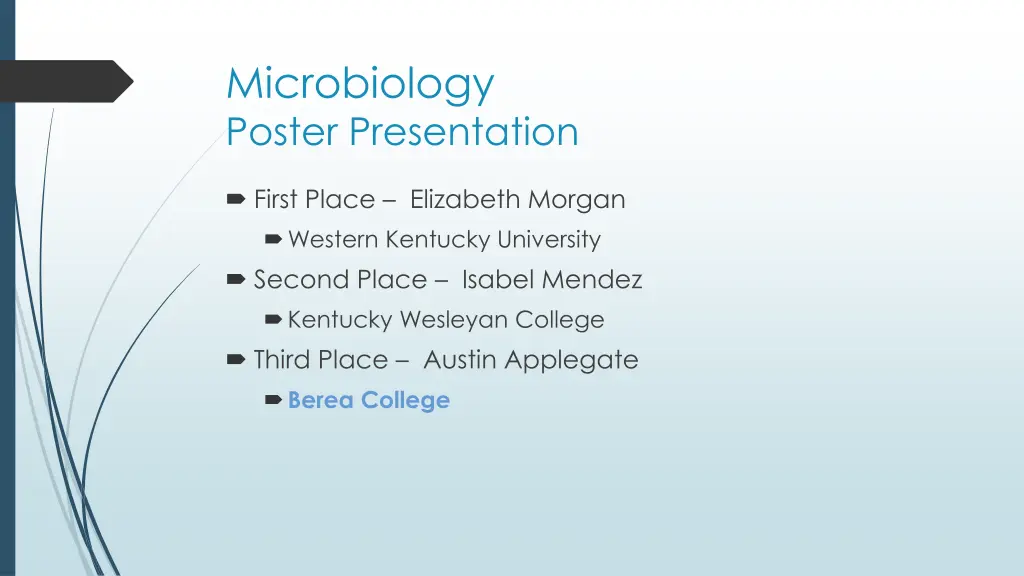 microbiology poster presentation