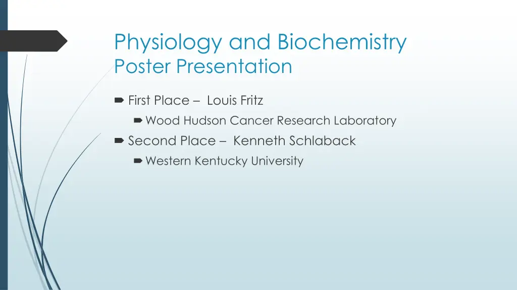 physiology and biochemistry poster presentation