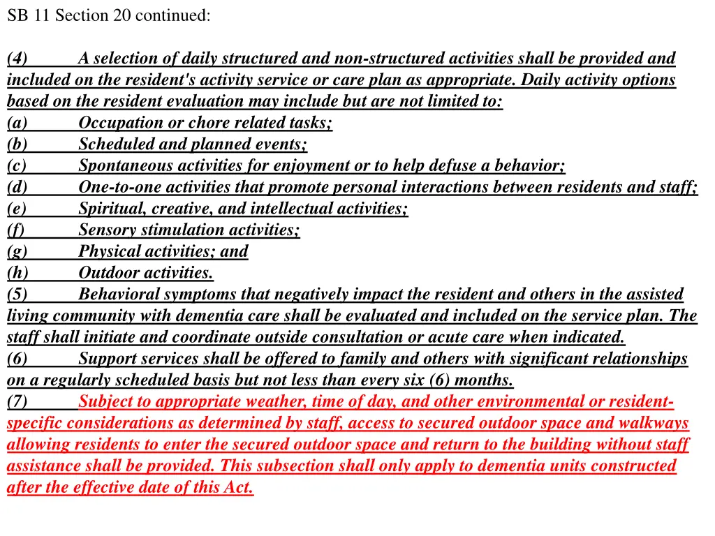 sb 11 section 20 continued