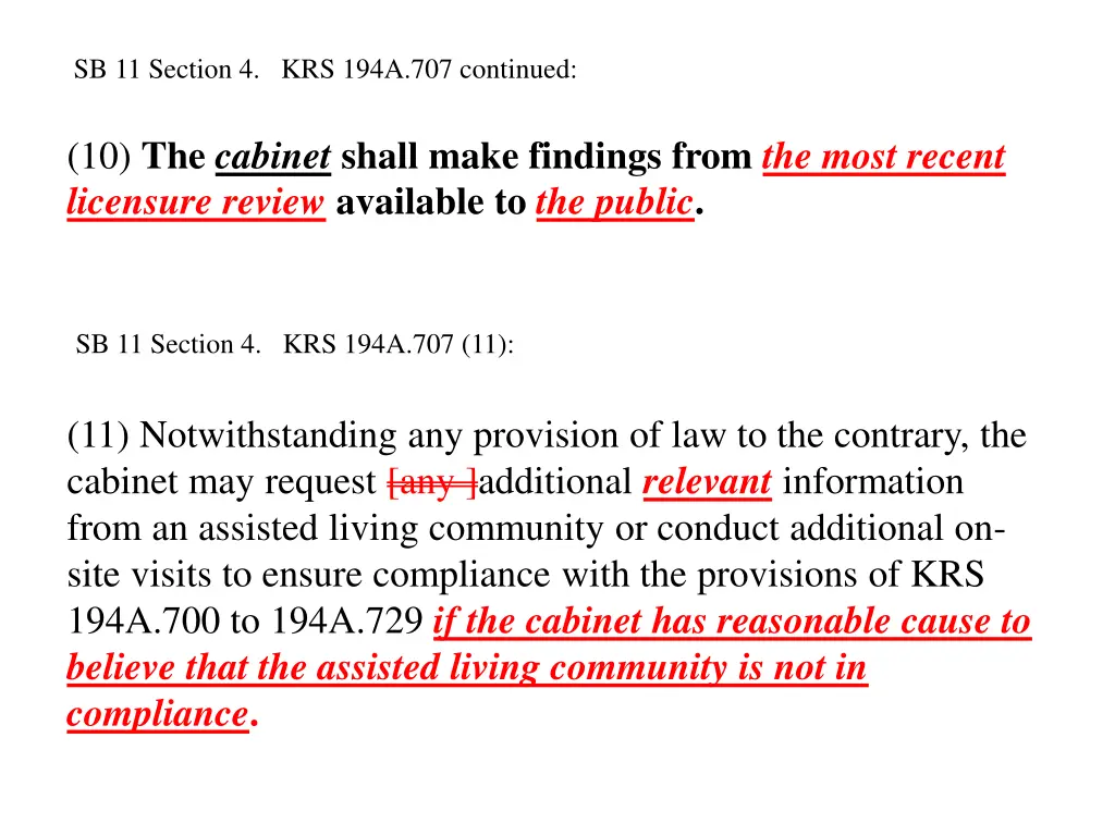 sb 11 section 4 krs 194a 707 continued 1