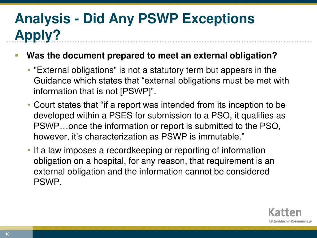 analysis did any pswp exceptions apply 1