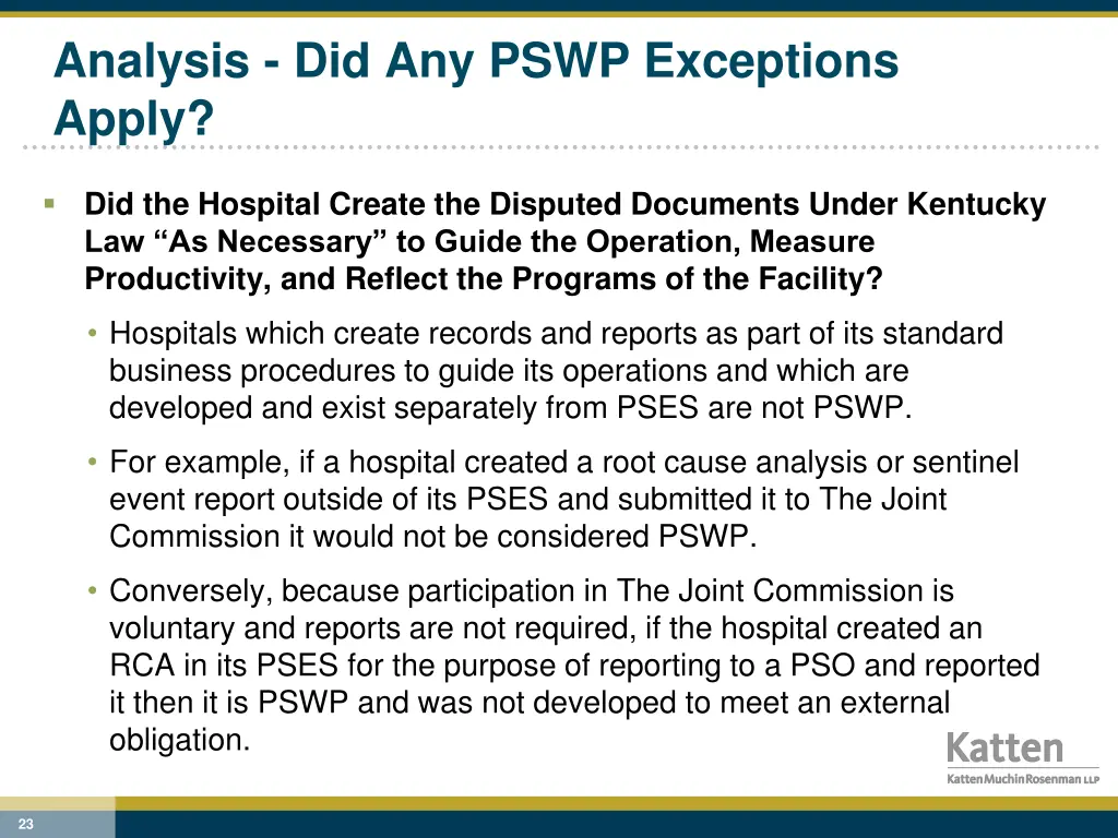 analysis did any pswp exceptions apply 13