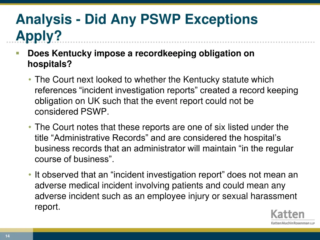 analysis did any pswp exceptions apply does