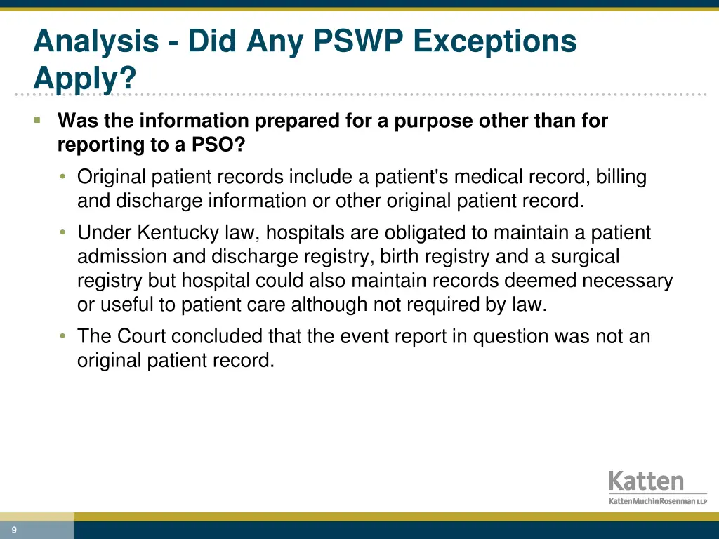 analysis did any pswp exceptions apply