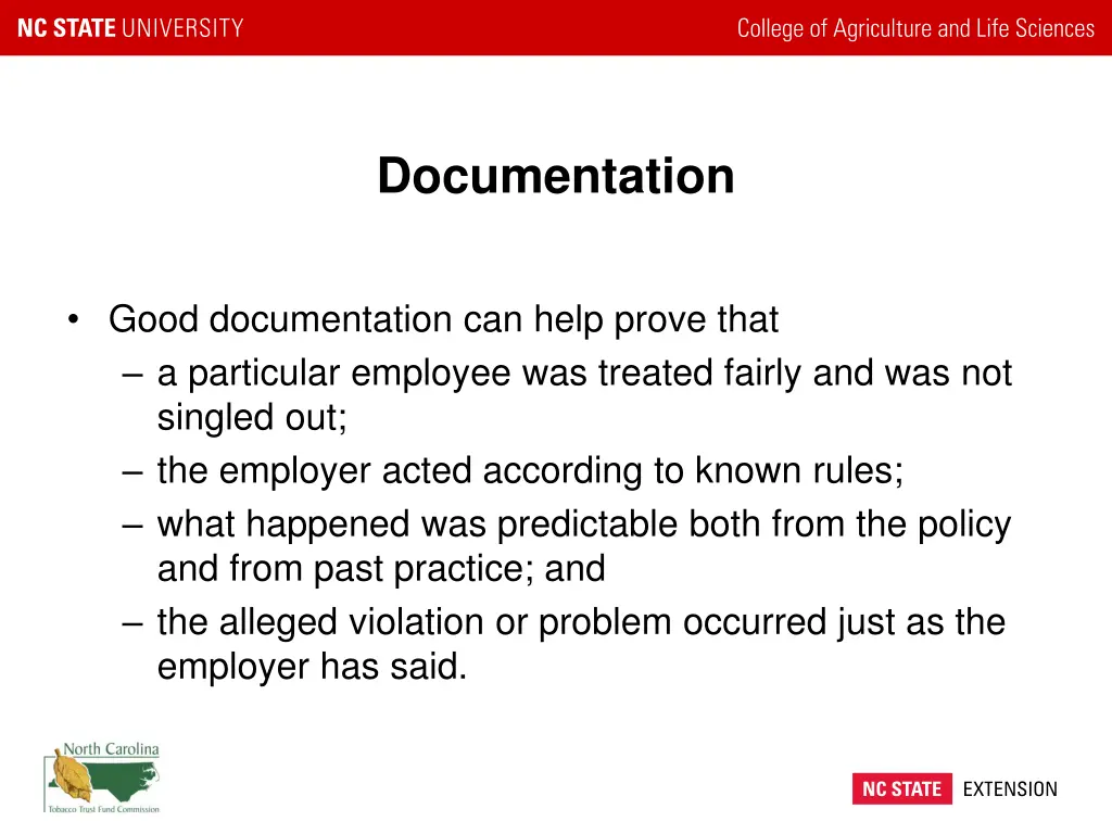 documentation