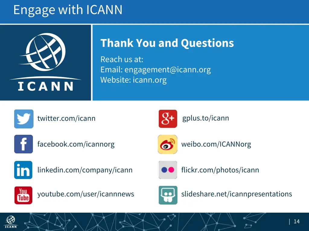 engage with icann