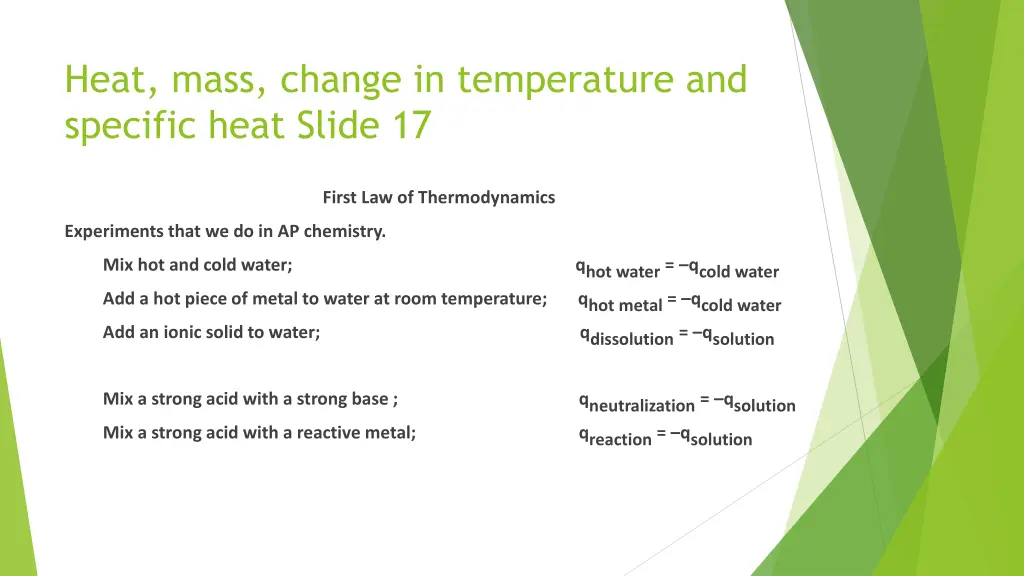 heat mass change in temperature and specific heat 4