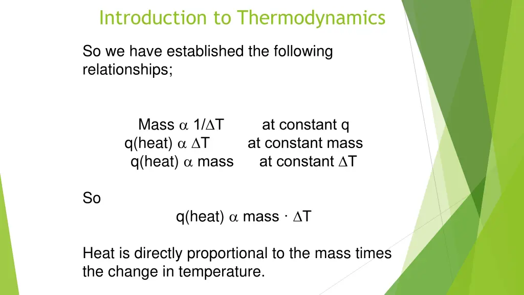 introduction to thermodynamics