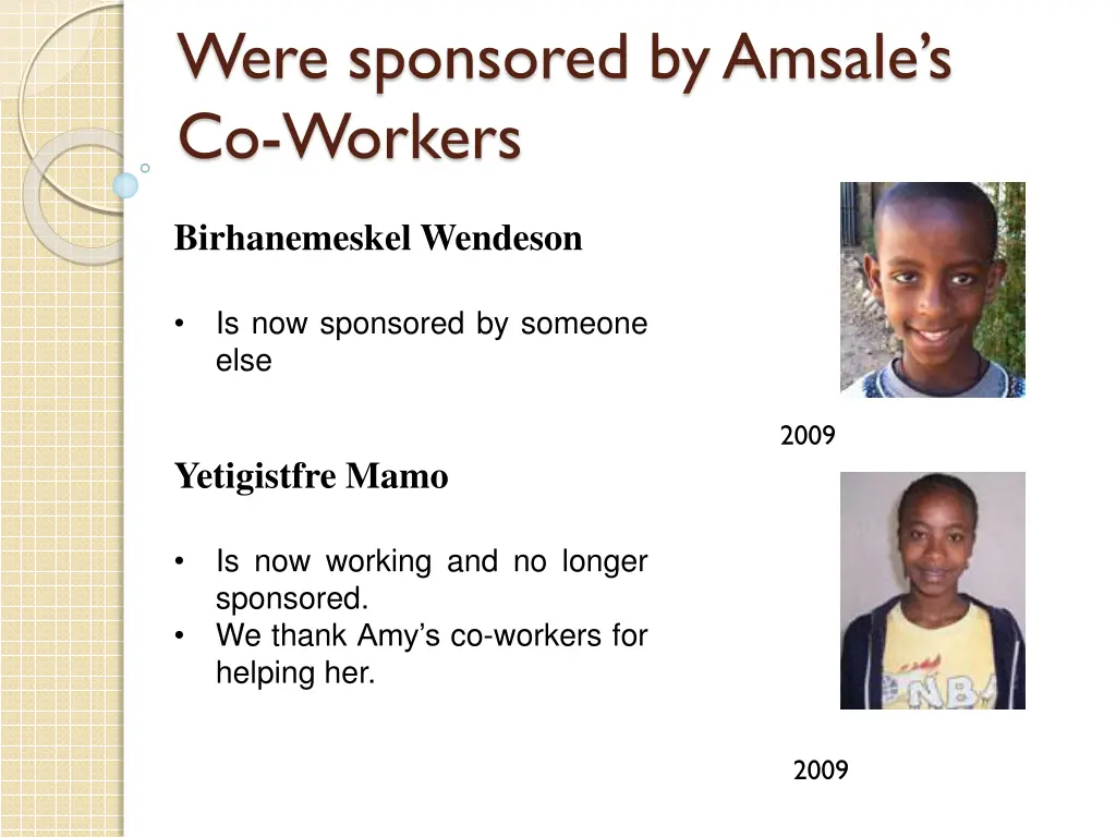 were sponsored by amsale s co workers