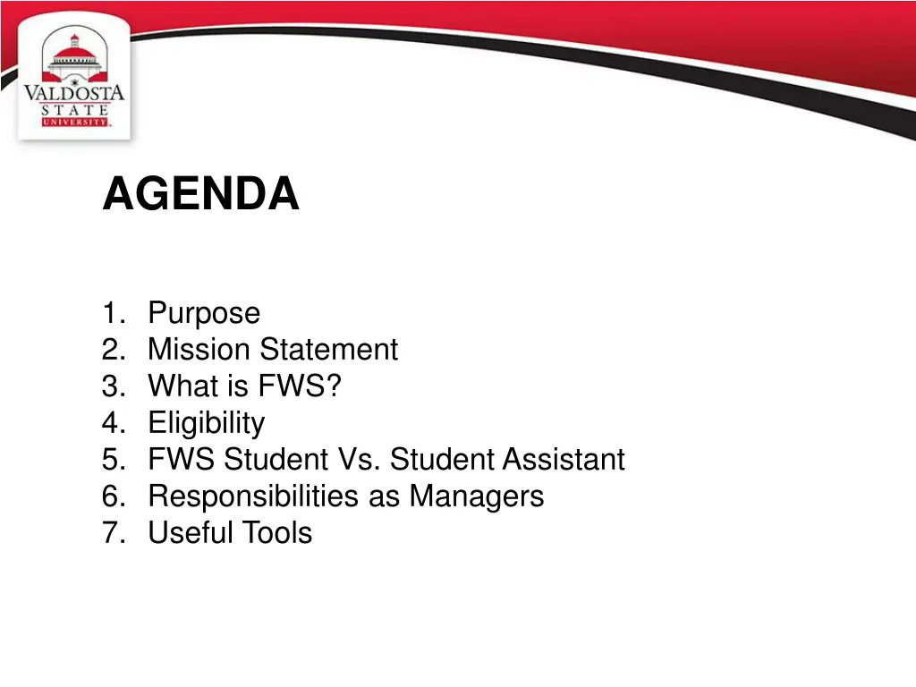 agenda