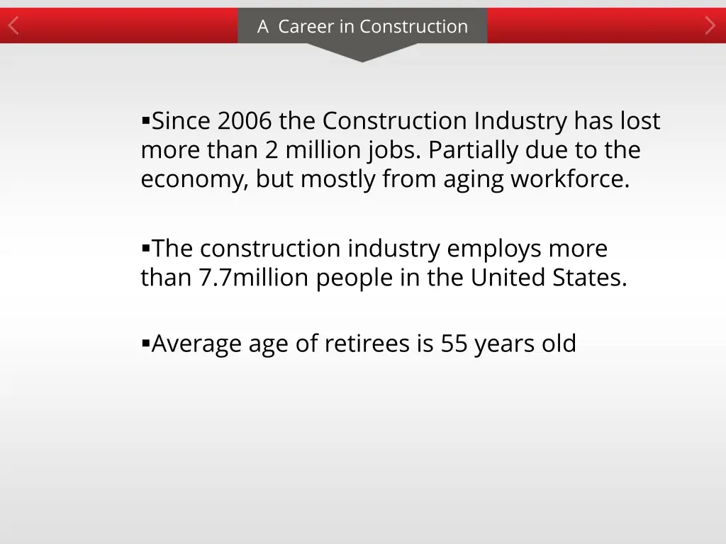 a career in construction