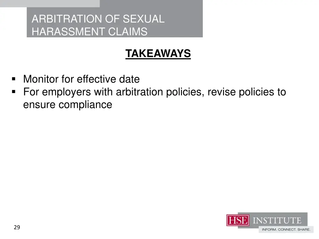 arbitration of sexual harassment claims 1