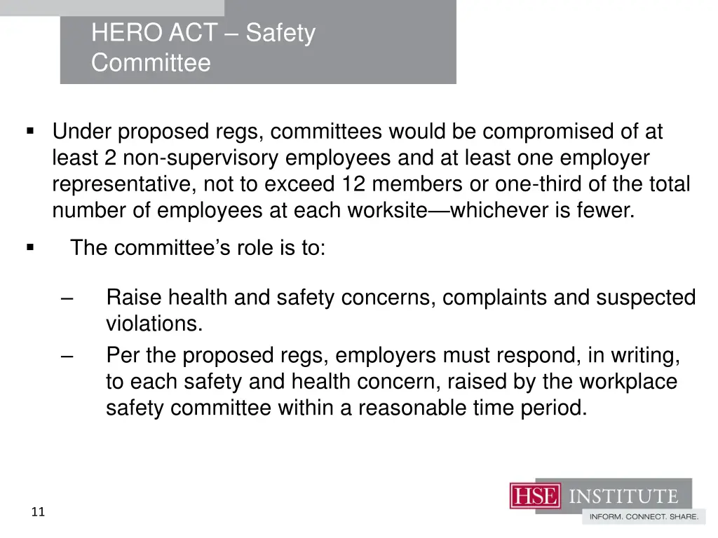 hero act safety committee 1