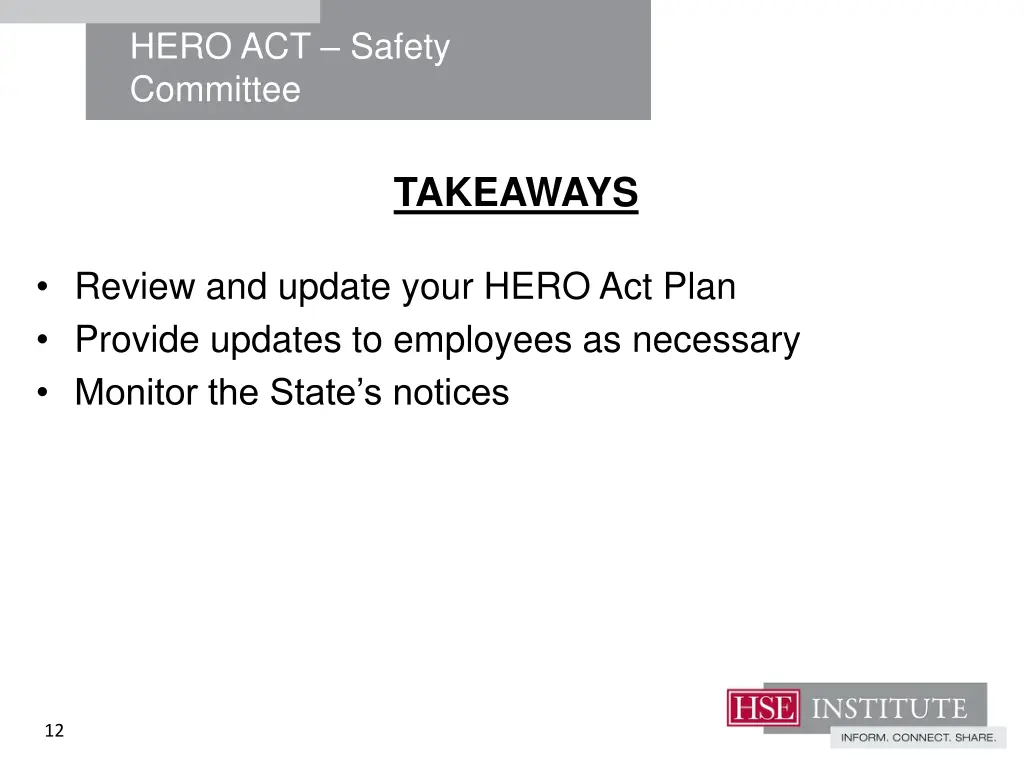 hero act safety committee 2