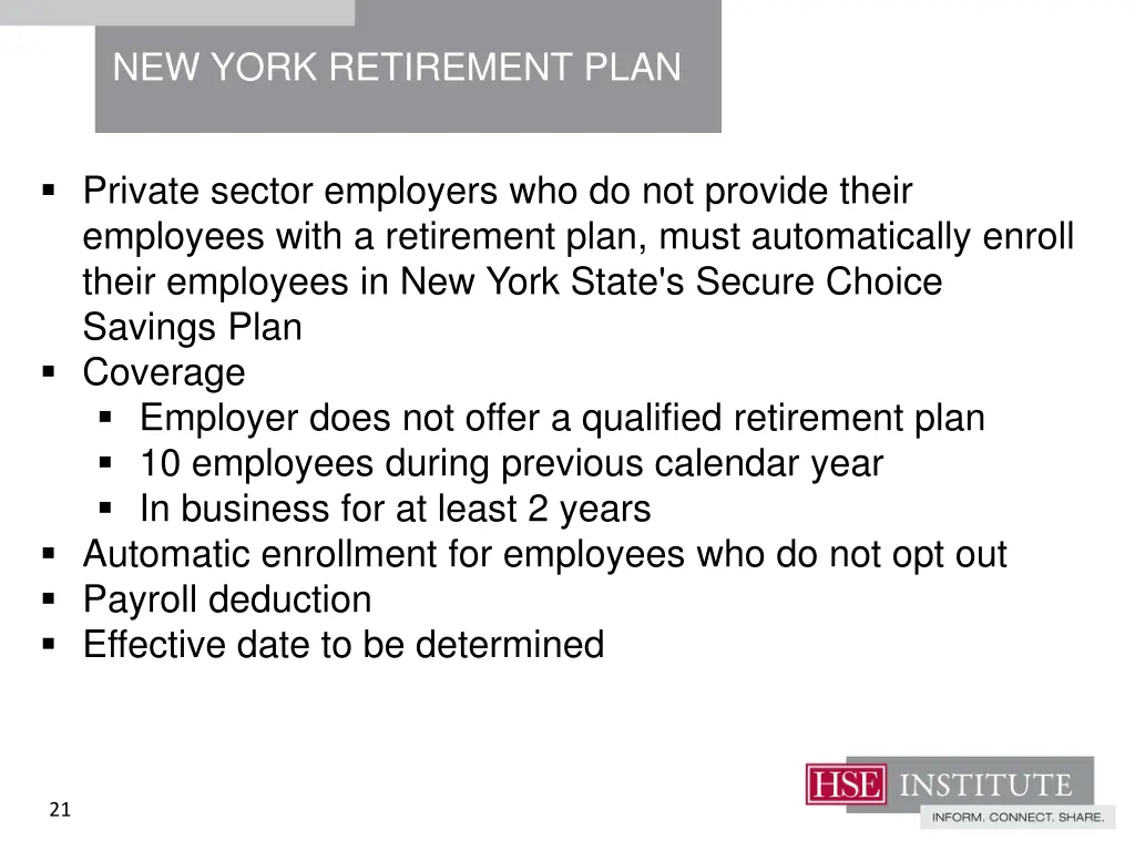 new york retirement plan