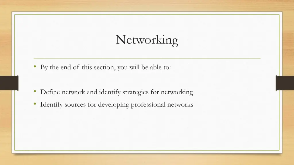 networking