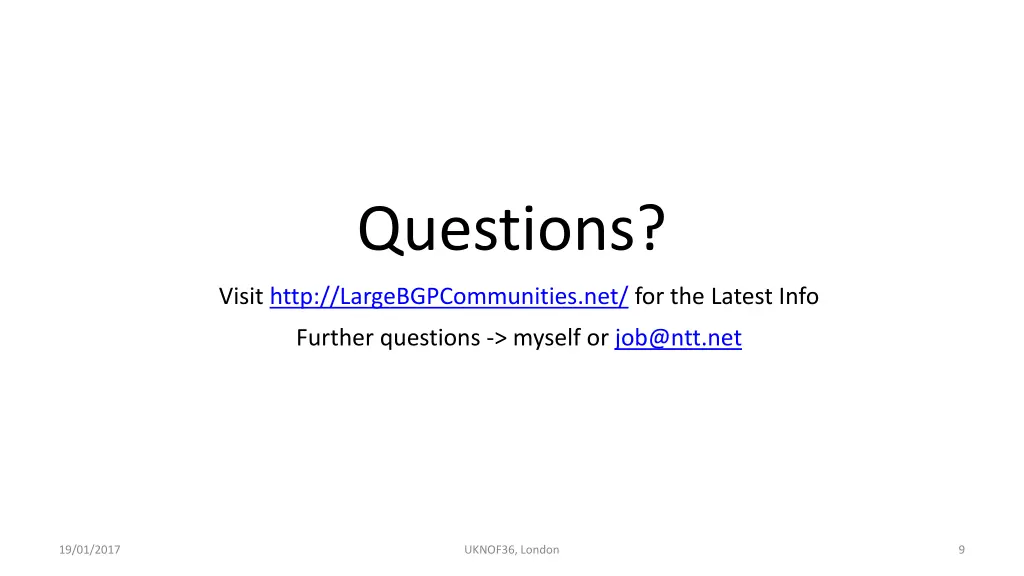 questions