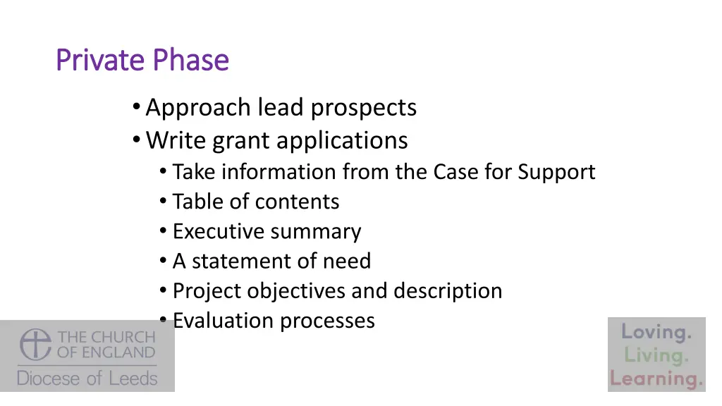 private phase private phase approach lead